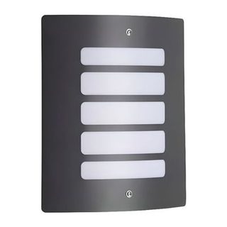 Applique murale extérieure Todd - BRILLIANT - H29cm - Anthracite - 60W - Lignes galbées