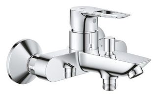 Mitigeur bain/douche 2 trous Grohe StartLoop en laiton coloris chromé entraxe 150 mm