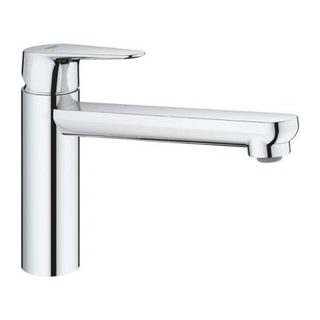 Robinet de cuisine bec médium GROHE Start Curve Quickfix chromé