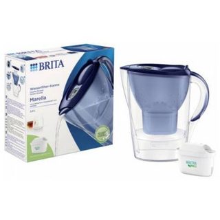 Carafe filtrante Marella 2,4 L avec cartouche MAXTRA Pro All-in-1, set complet bleu.
