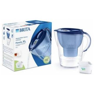Brita Marella XL 12529 - Set verseuse filtrante 3,5 L bleu avec cartouche MAXTRA Pro.