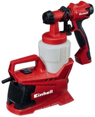 Einhell Pistolet à peinture électrique semi-stationnaire TC-SY 600 S 600 W Débit 1 000 ml/min Tuyau 1,8 m