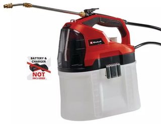 Pulvérisateur à pression sans fil Einhell GE-WS 18/75 Li-Solo, réservoir 7,5 litres, livré sans batterie ni chargeur.