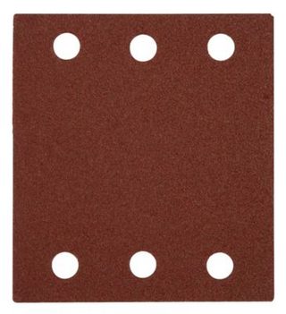 Einhell Feuilles abrasives pour ponceuse orbitale - 102 x 114 mm - Grain P40 à P240 - Lot de 12