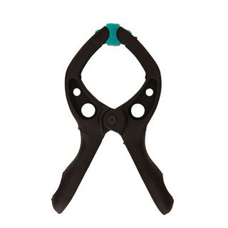 4 pinces à ressort à bec long Wolfcraft Microfix 30 mm