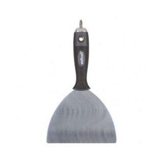 Spatule large WOLFCRAFT 4047000 avec manche softgrip et pointe integree 150 mm