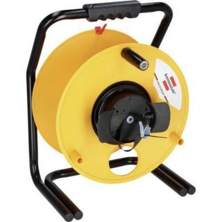 Dévidoir Brobusta G 1319000 - tambour de rangement jaune 380 mm, plastique résistant