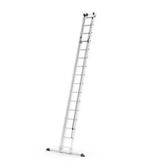 HAILO Echelle coulissante à corde ProfiStep Duo - 2 x 16 échelons - 9,51m
