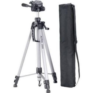 Cullmann Alpha 2500 - Trépied aluminium réglable 63-165 cm, argent