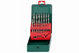 Jeu de forets HSS Metabo 627153000 pour métal - 19 pièces DIN 338 en tige cylindrique