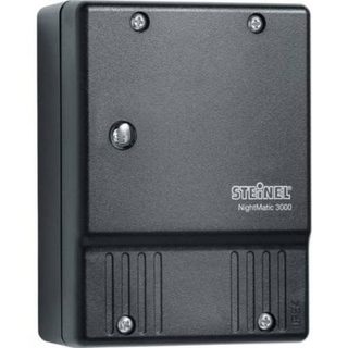 Interrupteur crépusculaire Nightmatic 3000 Vario noir 230 V, 1 NO, réglable (99 x 74 x 37 mm)