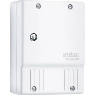 Interrupteur crépusculaire Nightmatic 3000 Vario 230 V blanc, 1 NO, IP54, montage mural