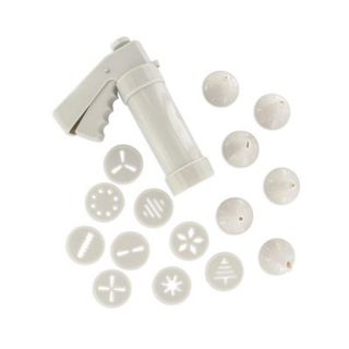 Presse-biscuit et 6 embouts et 10 disques de motifs Zenker Smart Pastry