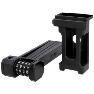 Antivol pliant PROTEC FN85 85 cm, 4 chiffres, diamètre 25 mm, noir