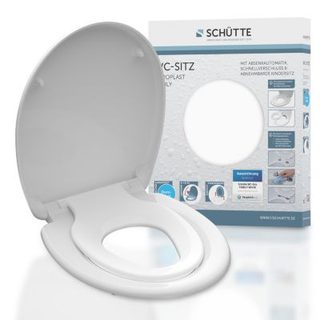 Schütte Abattant WC Duroplast FAMILY WHITE avec frein de chute et déclipsage rapide