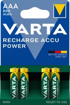 Varta Pile rechargeable Ni-MH AAA (LR03) lot de 4