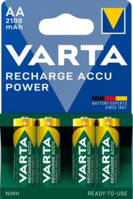 Varta Batterie AA 56706B NiMH 2100 mAh pack de 4 rechargeable