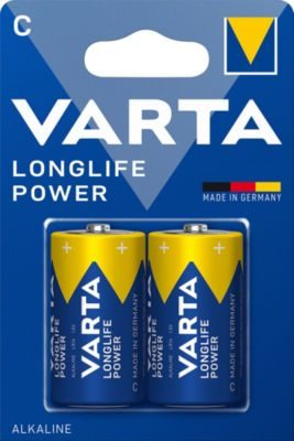 Varta Piles C LR14 Longlife Power 2 Pièces