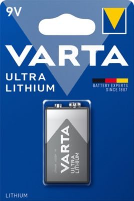 Varta Pile au lithium 9V (PP3) lot de 1