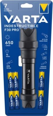 Varta Lampe torche indestructible F30 pro 650 lumens