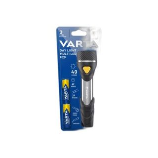 Varta Day Light Multi LED F20 - Lampe torche LED compacte 40 lm, 2x AA incl.