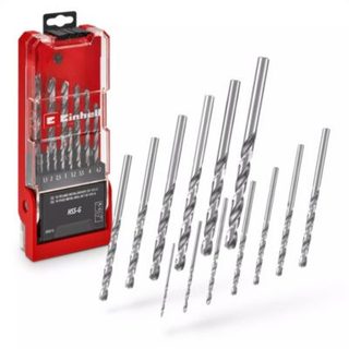Einhell Coffret forets HSS-G Silver - 13 pièces - D.1,5-6,5mm - acier rapide - affûtage précis - tige cylindrique