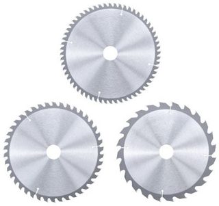 KWB by Einhell Jeu de 3 lames de scie 210 x 30 x 2,5 mm