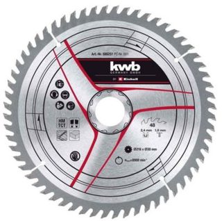 KWB by Einhell Lame de scie 216x30x2,8mm 60 dents