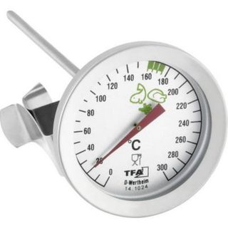 Thermomètre de cuisine analogique en acier inoxydable 14.1003, surveillance températures de cuisson