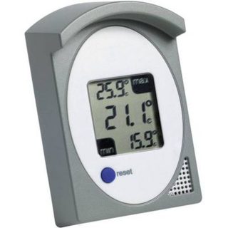 Thermomètre numérique TFA Dostmann 30.1017.10 gris - intérieur et extérieur