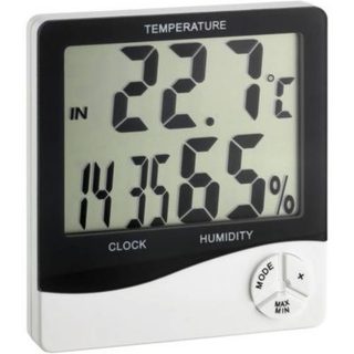 Thermomètre thermo-hygromètre digital TFA Dostmann 30.5031 Lefkada blanc