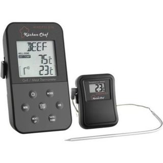 Thermomètre de cuisson sans fil TFA Dostmann 14.1504 Küchen Chef, sonde inox, portée 40 m