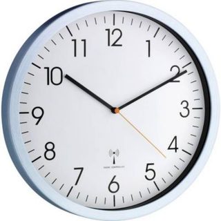 Horloge murale radiopilotée TFA Dostmann 60.3517.55, cadran analogique 30,5 cm