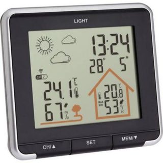 Station météo radio TFA Dostmann LIFE 35.1153.01 - prévisions, température et humidité intérieures/extérieures