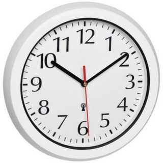 Horloge murale radiopilotée 30 cm blanc - modèle 60.3542.02.