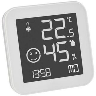 TFA Dostmann BLACK & WHITE Thermo-hygromètre blanc compact 30.5054.02