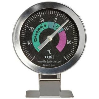 TFA Dostmann 14.4011.60 Thermomètre analogique acier inoxydable pour réfrigérateur et congélateur