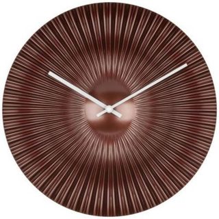 Horloge murale radiopilotée 60.3520.51 ROKOKO cuivre 33 x 5 cm