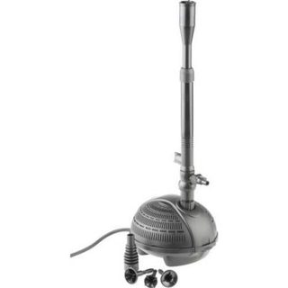 Pompe pour fontaine Pontec 57123 avec raccord skimmer, débit 1500 l/h, câble 10 m