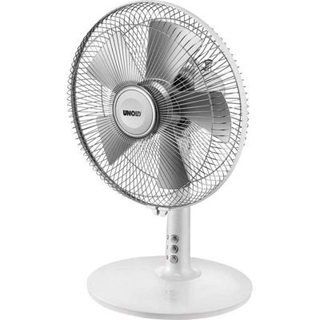Unold ventilateur de table oscillant et inclinant 25 W blanc 2 vitesses