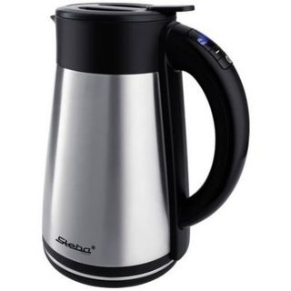Steba WK 31 THERMO bouilloire sans fil 1,5 L argent et noir, 2200 W, température réglable