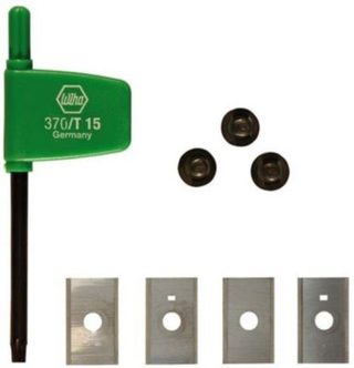 Plaquettes réversibles FESTOOL HM-WP 50 x 5,5 x 1,1 mm, lot de 4 - 491389