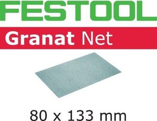 Abrasif maillé FESTOOL Granat Net STF 80 x 133 mm P100, boîte de 50, 203286