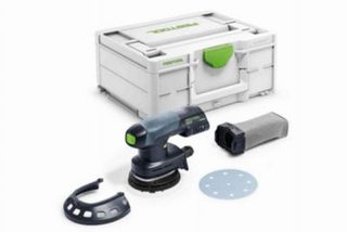 Ponceuse excentrique hybride ETSC 125-Basic 18 V, 125 mm, livrée en Systainer SYS3 M 187