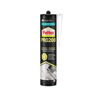 Colle de fixation multi-matériaux blanc Pattex PRO200 480 g