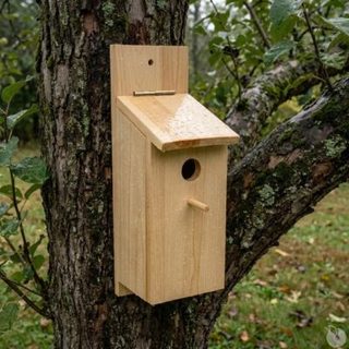 KERBL Nichoir - Kit a monter soi-meme pour oiseaux - 36x12x14cm