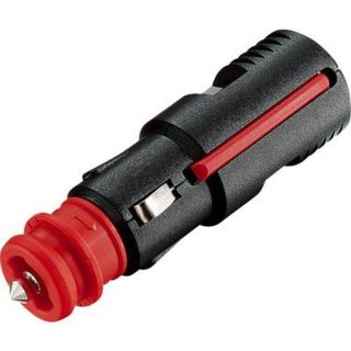 Prise allume-cigare mâle ProCar 8 A sans fusible, 12/24 V, verrouillable avec extracteur pliable
