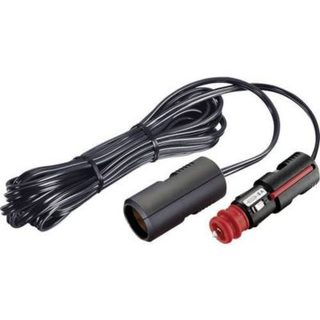 ProCar Rallonge pour prise allume-cigare et prise normale, 1,8 m, 12/24 V, fusible intégré