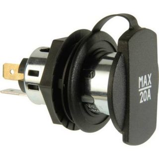 Prise Power ProCar avec douille de serrage, 12/24 V, courant max 20 A