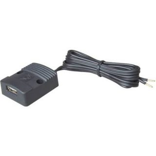 Prise d'alimentation USB plate ProCar 12/24 V DC vers 5 V 3 A, câble 1 m